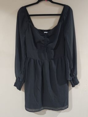 Hollister Sweetheart Black Dress Mini Size L